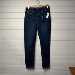 NEW! Banana Republic Sculpt Skinny‎ Jeans Womens 26/2 Dark Wash Mid Rise